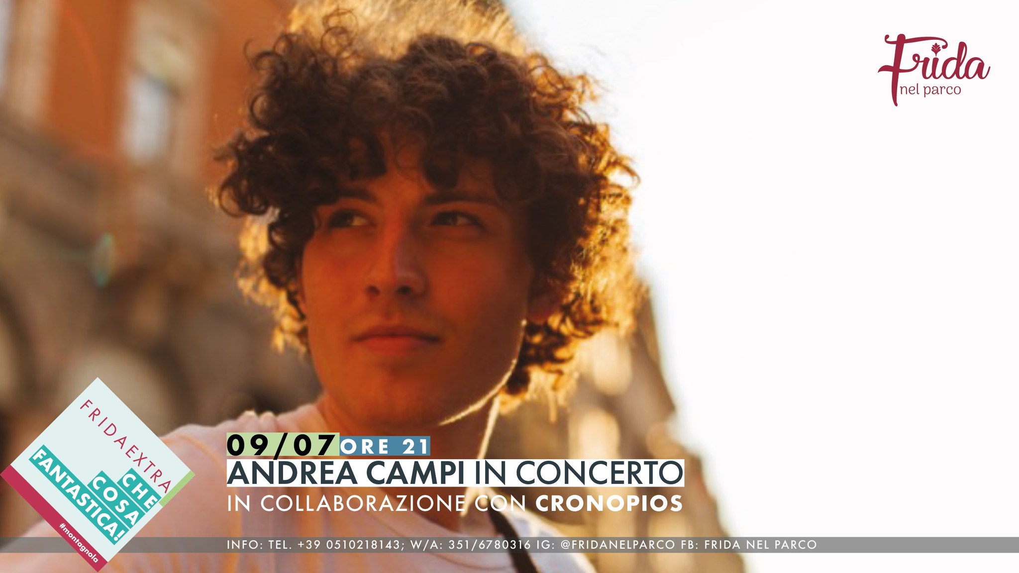 Andrea Campi in concerto, in collaborazione con Cronopios.