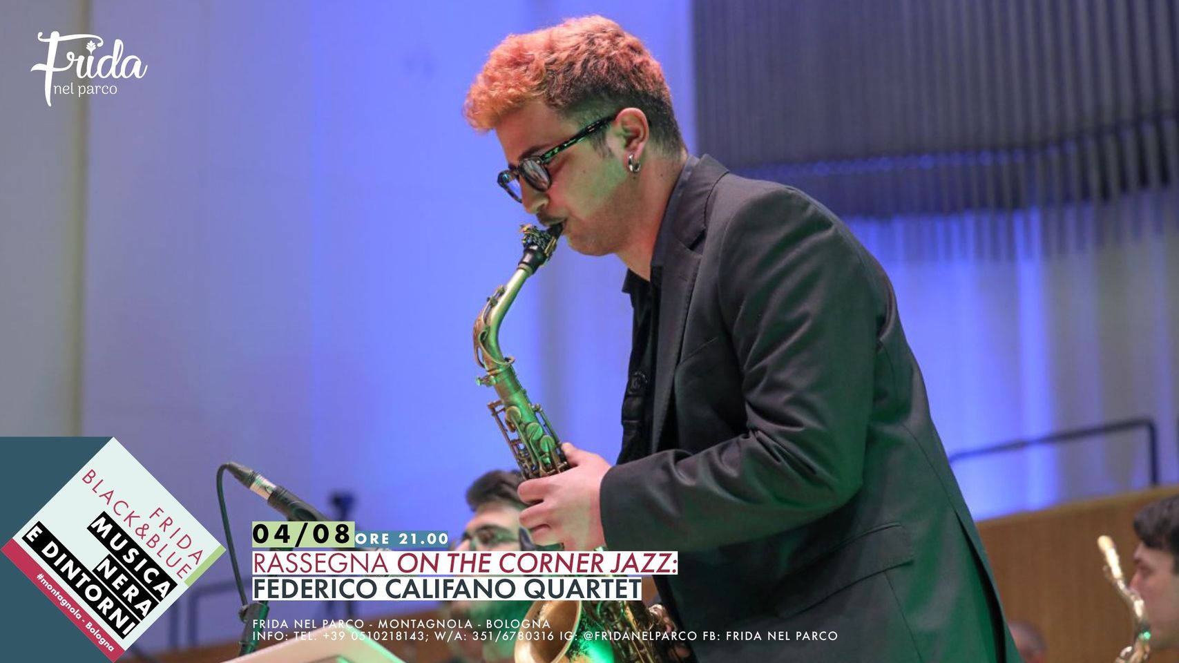 Federico Califano in quartet per 𝑶𝒏 𝒕𝒉𝒆 𝒄𝒐𝒓𝒏𝒆𝒓 𝒋𝒂𝒛𝒛